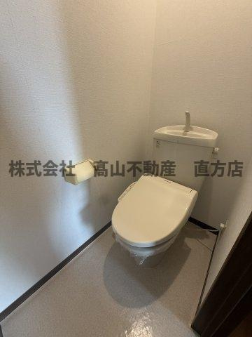 直方市大字植木のアパートのトイレ