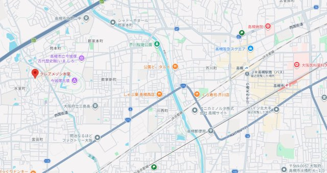 クレアメゾン氷室の地図