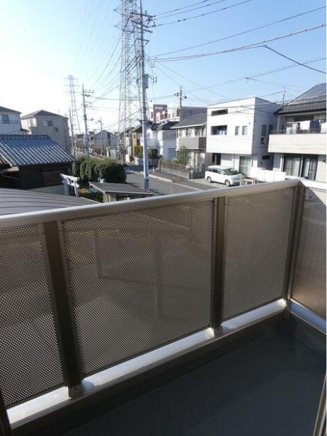 曲本パレスのバルコニー