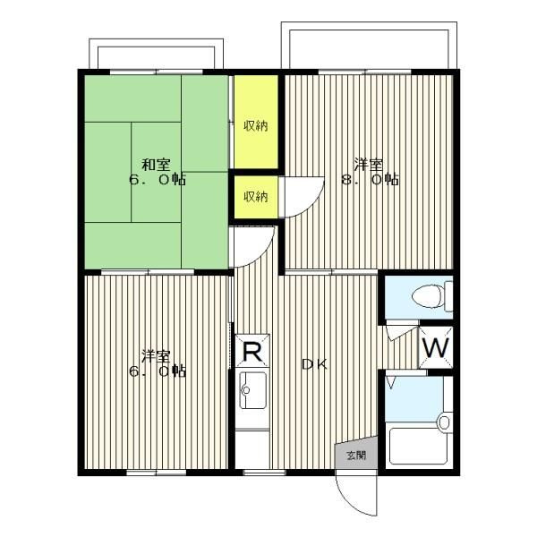 横浜市港北区岸根町のアパート