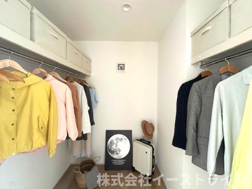 【新築戸建】　いわき市泉もえぎ台3期の収納|1号棟写真　収納豊富な物件なので、部屋をスッキリ見せることが出来ます！