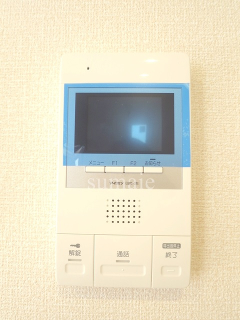 クレストアサヒのセキュリティ|モニター付きインターホンです。