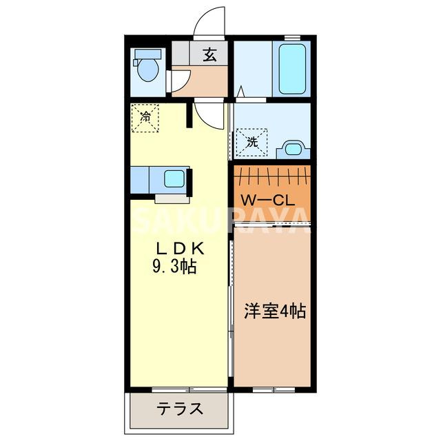オランジェの間取り
