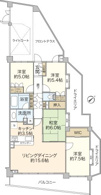 グランシーナ上大岡プラティナム~下階を気にせず住める東南角住戸~の画像