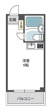 銀玉ハイツの間取り