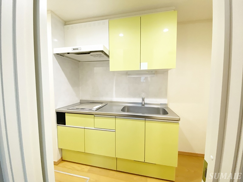 北区田端新町２丁目のアパートのキッチン|IHコンロのシステムキッチン！