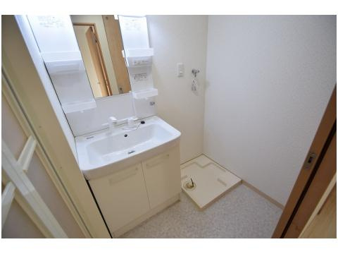 森田マンションの洗面所