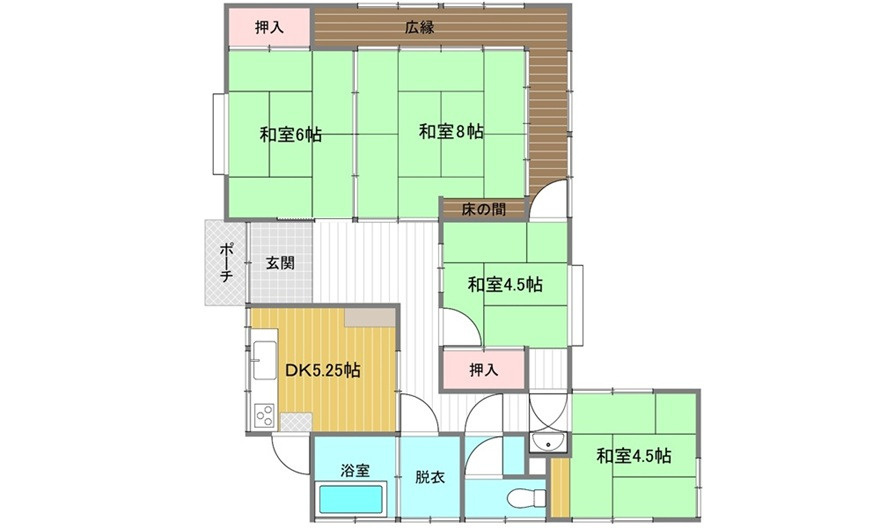 西区三滝本町２丁目の間取り