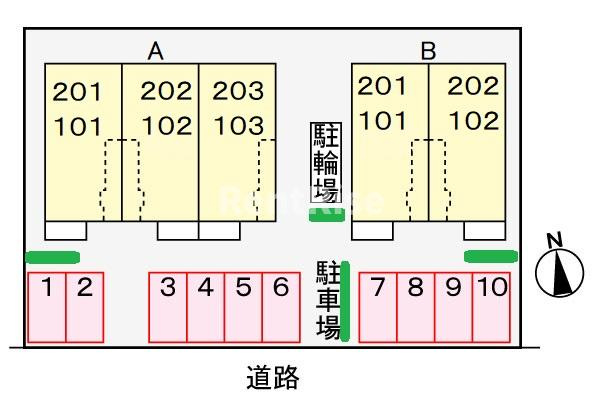 グランヒル　アルカンシェルＡの駐車場|駐車場