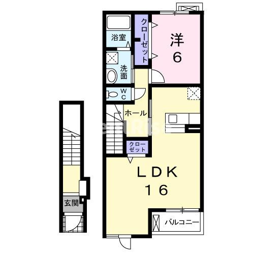 グランヒル　アルカンシェルＡの間取り|間取図