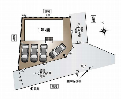【区画図】 | 【仲介手数料０円】秦野市清水町第1　新築一戸建て　 | 秦野市清水町第1　新築一戸建て　