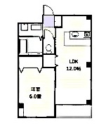 葛飾区宝町２丁目　１棟マンションの間取り|１階・１LDK：40.10㎡