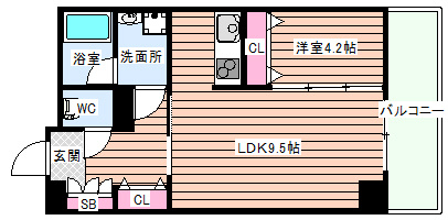 【間取り】 | 近江レジデンス4号館