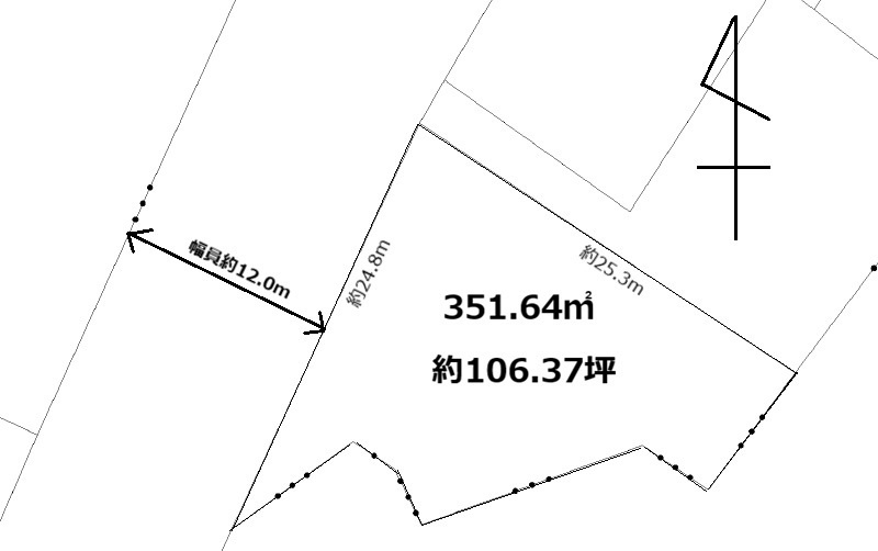 つくば市宝陽台売地の画像