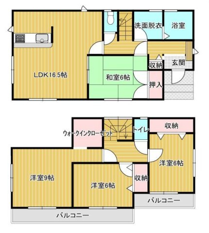 【間取り】 | 中古戸建　国見町大字山崎字堰下 | ★内覧予約でブランド米2kg★