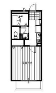 【間取り】 | フジハイツ | 間取りです。