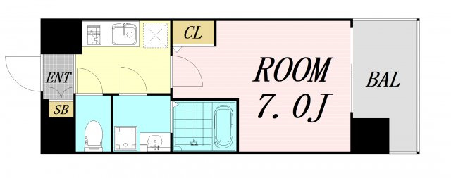 S-RESIDENCE新大阪リデンテ　仲介手数料無料の間取り