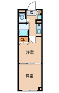 【間取り】 | エスペランサ府中２８ | 間取りです。