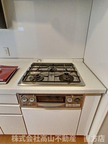 直方市大字山部の賃貸マンションのキッチン