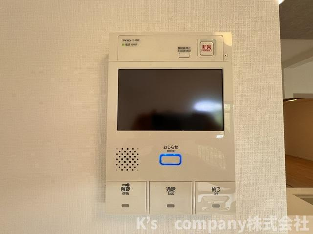 ◎茅ヶ崎市今宿　コスモ茅ヶ崎プレシオ　の防犯設備|訪問者を確認できるモニター付きインターフォン◇
