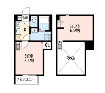カーサグランデ大久保の間取り