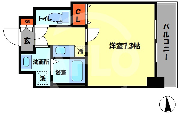 CASSIA福島駅前（カッシア福島駅前）の間取り|CASSIA福島駅前（カッシア福島駅前）間取り