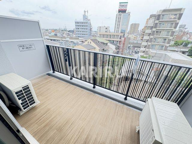 スプランディッド天王寺SOUTHのバルコニー