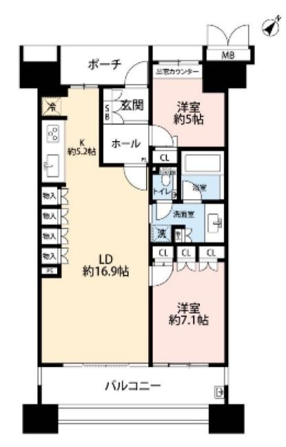 ザ・晴海レジデンスの間取り|100138522668_3.jpg