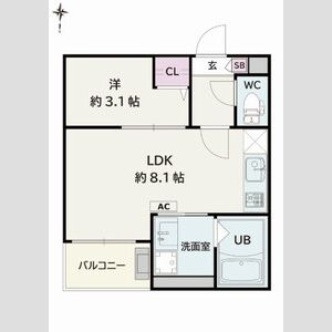 【間取り】 | Jack kubanⅠ