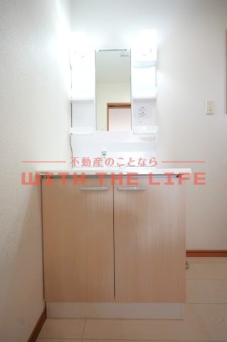 エスカレント姫方【キャッシュバック対象物件】の独立洗面台|独立洗面台で身支度をすべて済ませてしまいましょう
