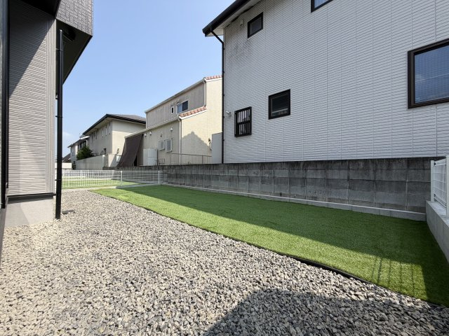 【庭】 | ブルーミングガーデン倉敷市中庄 (全5棟) | 建築中(2026年7月上旬撮影)