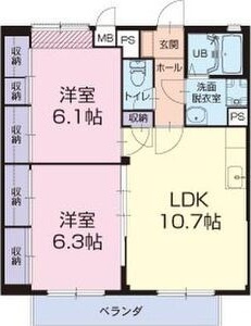 ルミエールあさひの間取り