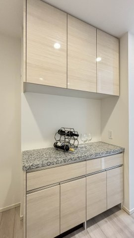 パークタワー晴海のキッチン|コンパクトなキッチンで掃除もラクラク