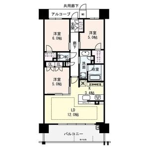 プレミスト茨木双葉町の間取り