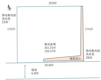 【土地図】 | 西宮市鷲林寺南町　売土地