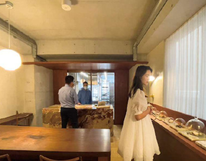 大阪市中央区南久宝寺町１丁目の店舗一部の内装