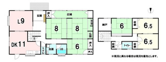 【間取り】 | 北葛城郡上牧町大字上牧