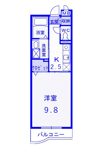 ランデュール斉藤の間取り