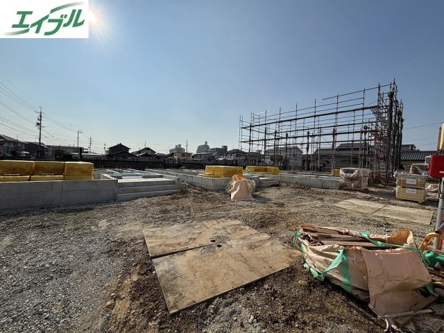 小牧市大字二重堀　新築戸建　１号棟の外観|建築中です