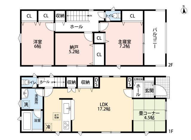 小牧市大字二重堀　新築戸建　２号棟