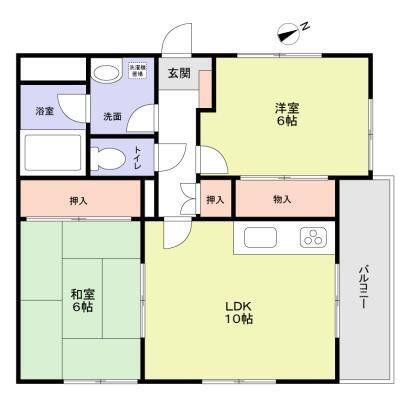 サクシード甲子園の間取り