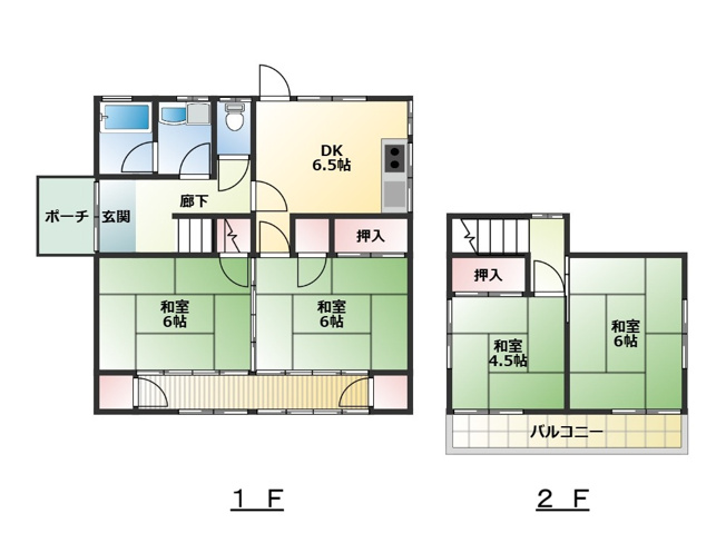 【間取り】 | 小諸市御影新田貸家
