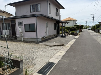 【前面道路含む現地写真】 | 小諸市御影新田貸家 | 西側前面道路（南方面）