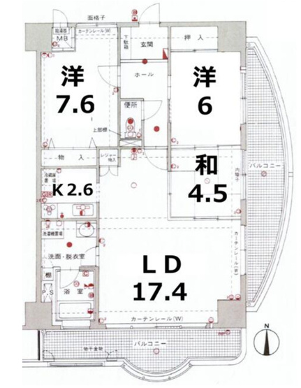 【間取り】 | ☆ﾏﾘﾝﾄﾋﾟｱ天橋立３号館