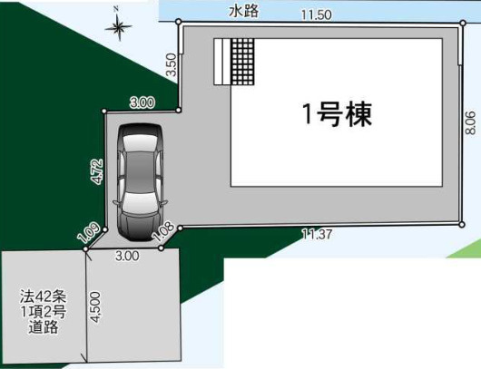 海老名市中野第10の区画図