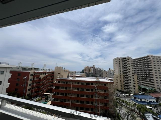 藤沢市片瀬海岸1丁目　シーサイド片瀬江ノ島のバルコニー|バルコニーからの眺望♪
