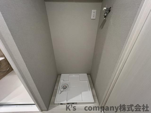 藤沢市片瀬海岸1丁目　シーサイド片瀬江ノ島のランドリースペース|洗濯機置き場♪