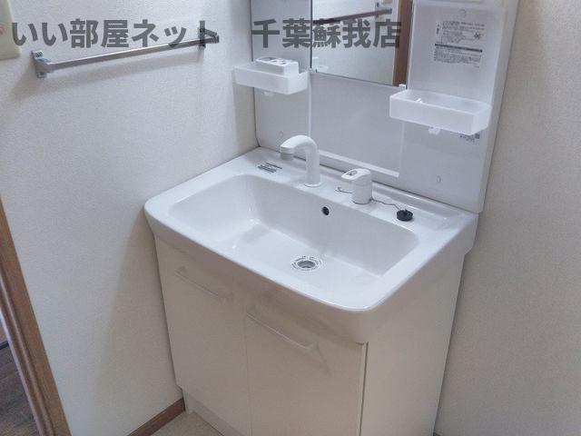 メゾンソレイユⅡの洗面所|脱衣スペースもあります