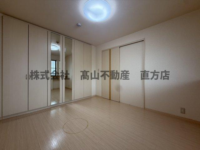 宮若市龍徳のアパートの寝室