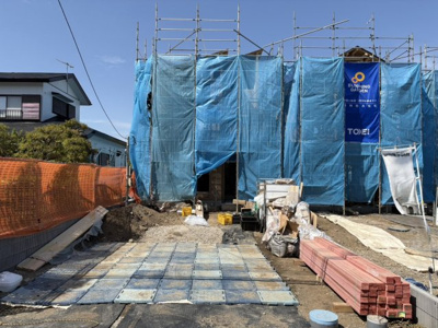 【前面道路含む現地写真】 | 平塚市山下　全３棟　新築住宅